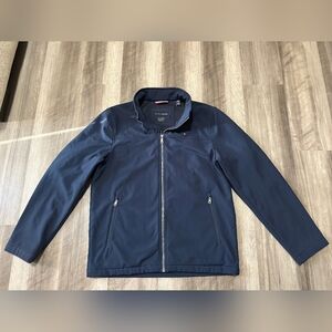 Tommy Hilfiger Navy Blue Men's Water/Wind Resistant Breathable Jacket Size M
